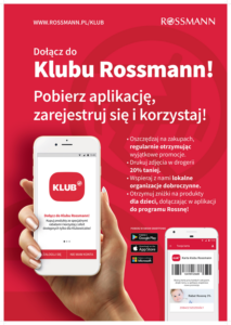 Robiąc zakupy w drogeriach ROSSMANN wspierasz nasze Stowarzyszenie